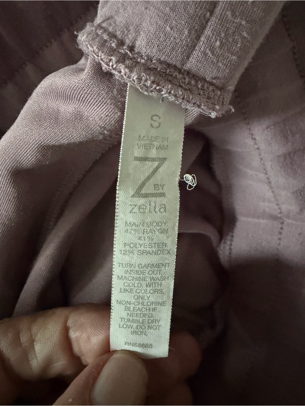 Z by Zella Mauve Jogger Sweatpants Women’s Size S  Soft Athleisure Lounge Pants - Picture 7 of 7